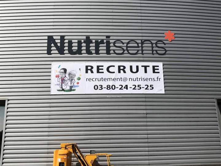 Banderole avec décor impression numérique Bourgogne   