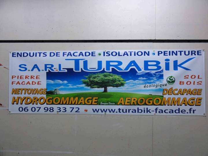 Banderole avec décor impression numérique Bourgogne    