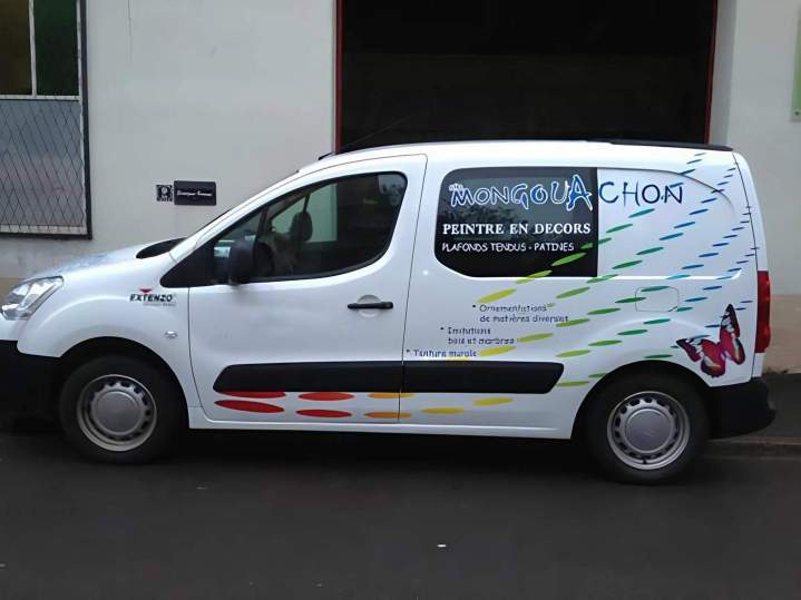 Autocollant adhésif sur véhicule Bourgogne