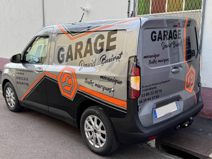 Covering partiel adhésif teinté masse  Bourgogne