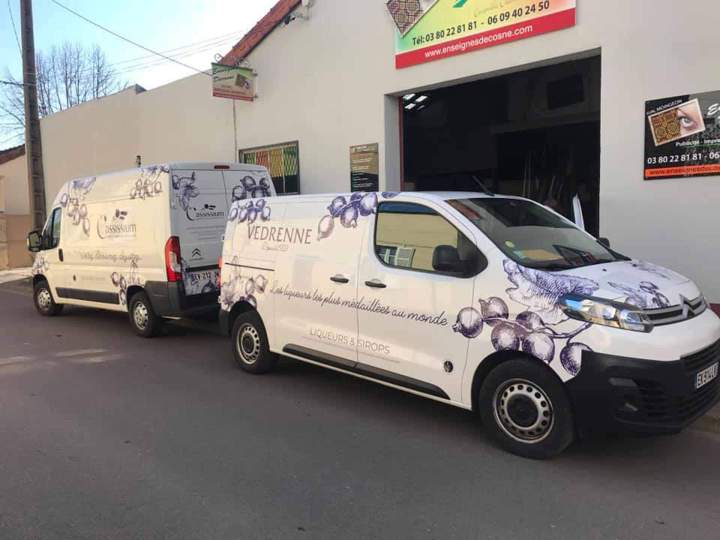 Covering partiel en impression numérique Bourgogne