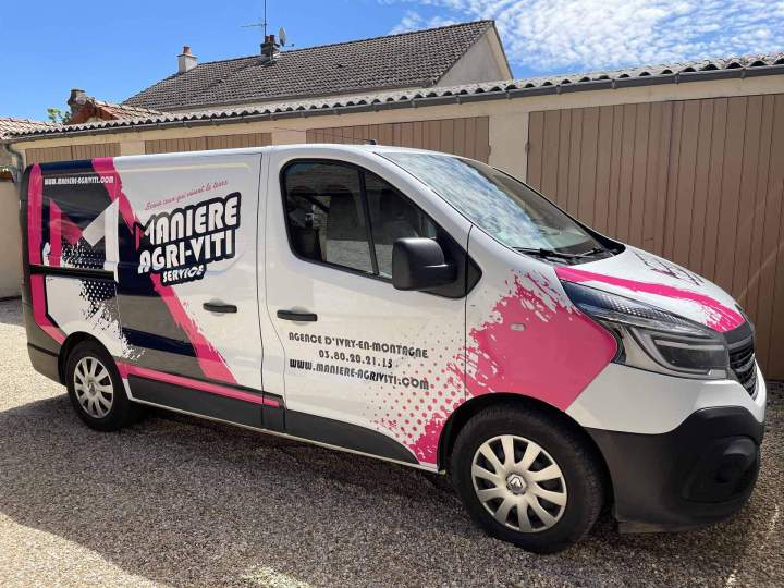 Décor covering Partiel en impression numérique  Bourgogne