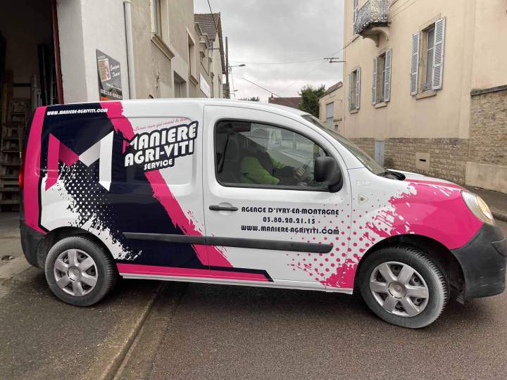 Décor covering Partiel en impression numérique  Bourgogne