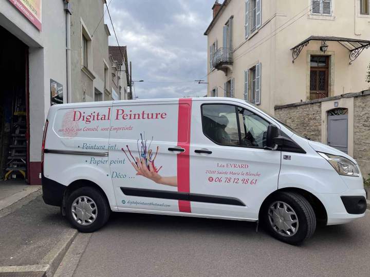 Décor personnalisé en adhésif et impression numérique  Bourgogne
