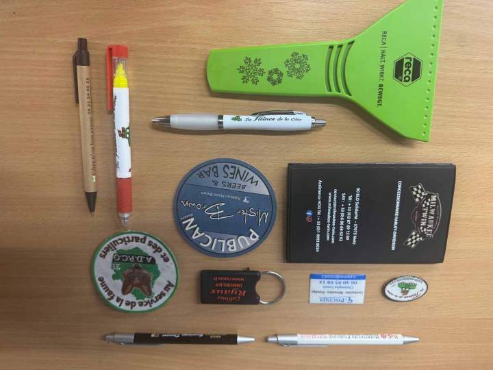 Divers objets publicitaire Borgogne