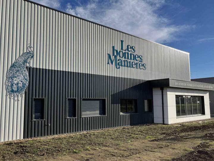 Façade  aludibond en Bourgogne 