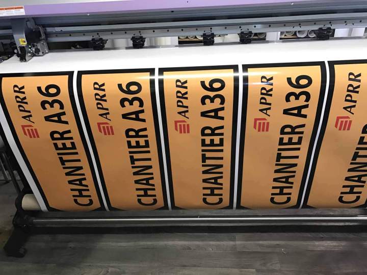 Impression numérique sur adhésif Bourgogne  