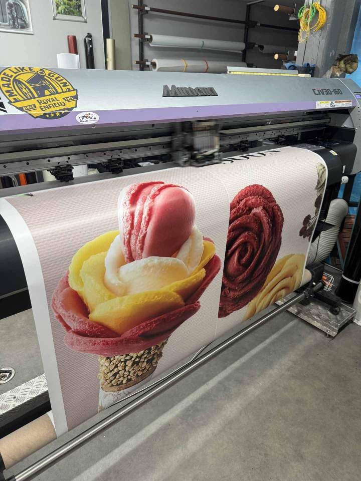 Impression numérique sur adhésif Bourgogne 