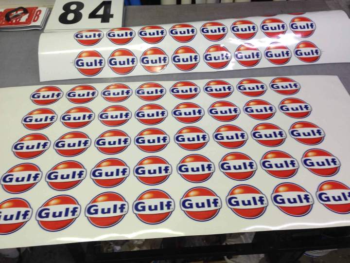 Impression numérique sur adhésif avec découpe du motif Bourgogne