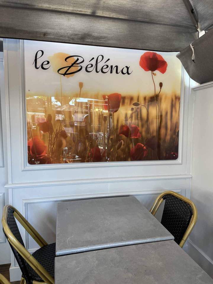 Panneau plexi 8mm avec décor impression numériquesur face intérieur Bourgogne