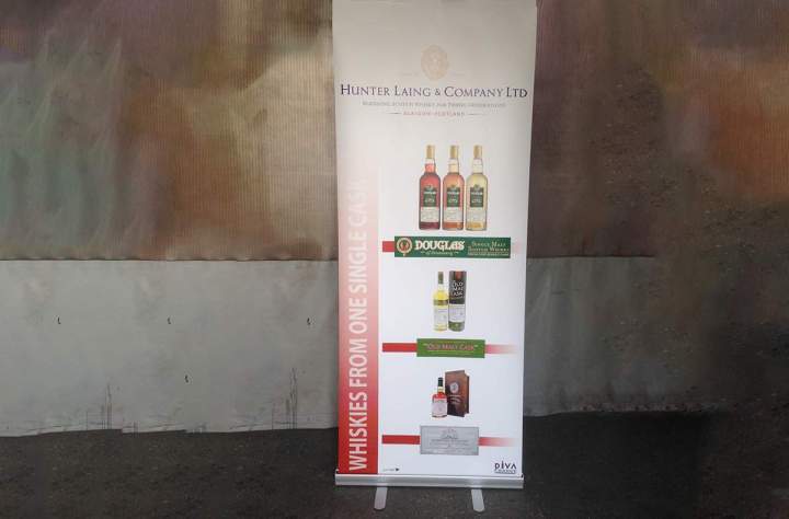 Rollup avec décor impression numérique Bourgogne