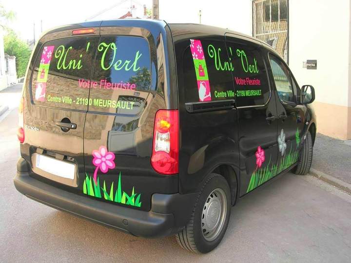 Autocollant adhésif sur véhicule Bourgogne